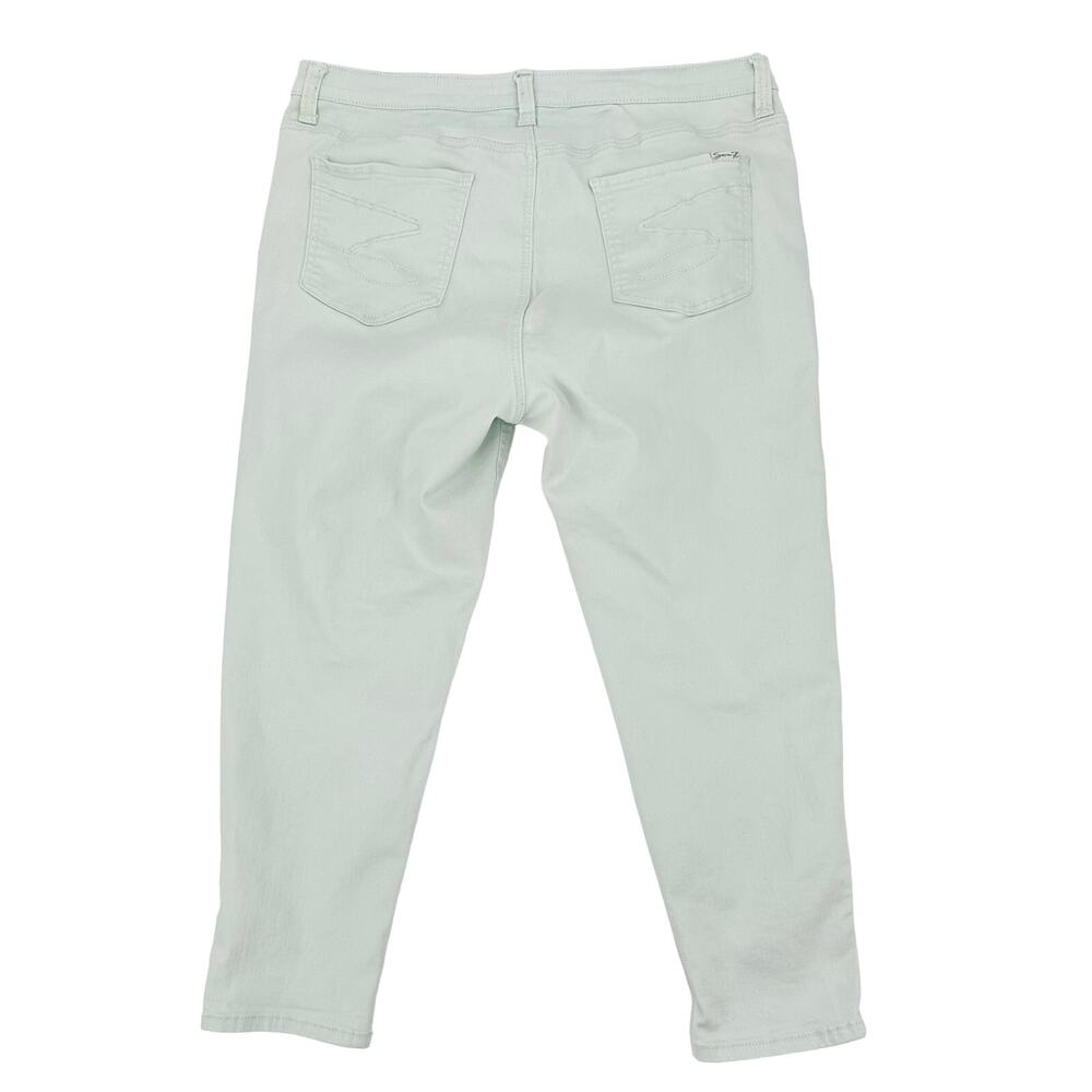 Seven7 Seafoam Green Skinny Easy Fit Jean Womens Plus 18 Mid Rise Stretch Denim - Picture 3 of 8